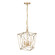 Tracy Four Light Pendant in Painted Modern Gold (59|4001PMG)
