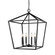 Corona Four Light Pendant in Matte Black (59|3254MB)