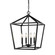 Corona Four Light Pendant in Matte Black (59|3244MB)