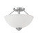 Durham Two Light Semi-Flush Mount in Satin Nickel (59|3152SN)