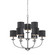 Jackson Nine Light Chandelier in Brushed Pewter (59|3119BPW)