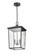 Fetterton Three Light Outdoor Hanging Lantern in Powder Coated Black (59|2973PBK)