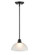 Amberle One Light Mini Pendant in Matte Black (59|2811MB)