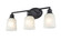 Amberle Three Light Vanity in Matte Black (59|2803MB)