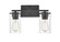 Verlana Two Light Vanity in Matte Black (59|2702MB)