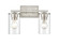 Verlana Two Light Vanity in Brushed Nickel (59|2702BN)