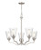 Caily Five Light Chandelier in Brushed Nickel (59|2115BN)
