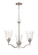 Caily Three Light Chandelier in Brushed Nickel (59|2113BN)