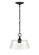 Caily One Light Pendant in Matte Black (59|2111MB)