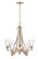 Natalie Five Light Chandelier in Modern Gold (59|1465MG)