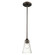 Natalie One Light Mini Pendant in Rubbed Bronze (59|1461RBZ)