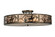 Cowboy Six Light Semi-Flushmount in Antique Copper (57|99865)
