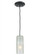 Venice One Light Mini Pendant in Textured Black (57|99424)