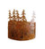 Tall Pines Two Light Wall Sconce in Rust (57|98514)