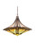 Sonoma Three Light Inverted Pendant in Mahogany Bronze (57|98194)