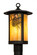 Fulton One Light Post Mount in Craftsman Brown (57|90576)