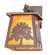 Oak Tree One Light Wall Sconce in Rust (57|82677)