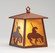 Trails End One Light Wall Sconce in Rust (57|82657)