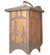 Utowana Lake One Light Wall Sconce in Rust Over Wrought Iron (57|82624)