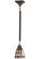 Prairie Wheat One Light Mini Pendant in Beige Burgundy Lt Blue Green (57|82481)