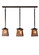 Whispering Pines Three Light Island Pendant in Antique Copper (57|82389)
