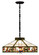 Poker Face Three Light Pendant in Mahogany Bronze (57|82117)