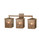 Deer Creek Three Light Vanity in Rust (57|81496)