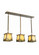 Kirkpatrick Three Light Island Pendant in Antique Copper (57|81382)