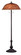 Fishscale Three Light Floor Lamp in Mahogany Bronze (57|81064)