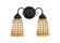 Geometric Two Light Wall Sconce in Mahogany Bronze (57|74058)