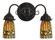 Tiffany Acorn Two Light Wall Sconce in Mahogany Bronze (57|74050)