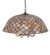 Tiffany Fishscale Nine Light Pendant in Mahogany Bronze (57|73157)