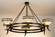 Topridge Six Light Chandelier in Craftsman Brown (57|72557)