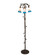 Pink/Blue Three Light Floor Lamp in Mahogany Bronze (57|71882)