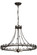 Shell And Ribbon Four Light Inverted Pendant Hardware in Timeless Bronze (57|70690)