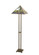 Loon Two Light Floor Lamp in Black Metal (57|69274)