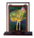 Tiffany Pond Lily Mini Tabletop Window in Rust,Wrought Iron (57|68353)