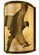 Flying Hawk One Light Wall Sconce in Antique Copper (57|68188)