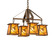 Whispering Pines Four Light Chandelier in Antique Copper (57|67987)