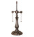 Fluted Ivy Two Light Base in Mahogany Bronze (57|67257)