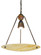 Revival One Light Inverted Pendant in Craftsman Brown (57|66750)