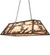 Fly Fishing Creek Six Light Pendant in Antique Copper (57|66743)
