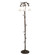 White Three Light Floor Lamp in Mahogany Bronze (57|66181)