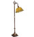 Duffner & Kimberly Shell & Diamond One Light Bridge Arm Floor Lamp in Craftsman Brown (57|65830)