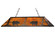 Bear At Lake 11 Light Pendant in Black (57|65415)