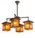 Seneca Four Light Chandelier in Craftsman Brown (57|61071)