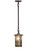 Fulton One Light Pendant in Antique Brass (57|59571)