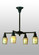Revival Oyster Bay Four Light Chandelier in Craftsman Brown (57|56621) Revival Oyster Bay Four Light Chandelier in Craftsman Brown (57|56621)