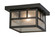 Hyde Park One Light Flushmount in Craftsman Brown (57|52662)