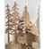 Bear Through The Trees One Light Wall Sconce in Antique Copper (57|51493)